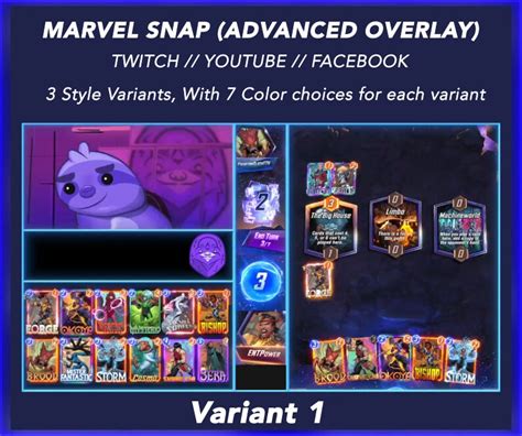 marvel snap streaming overlays